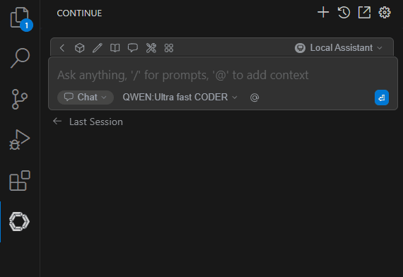 VS code extension screenshot